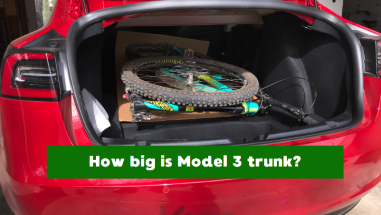 tesla model 3 trunk dimensions