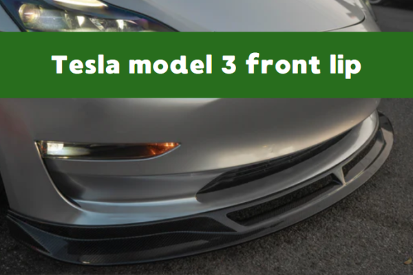 Tesla model 3 front lip